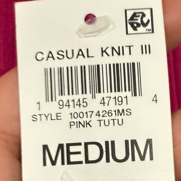 INC International Concepts Women Gold Stud Cut Out Mock‎ Neck Top Pink Medium - Picture 8 of 8